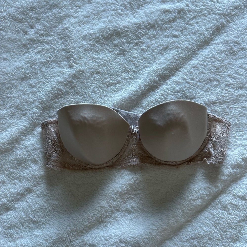 H&M Lace Bra in Beige
